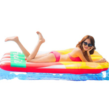 SUNGOOLE Water Lounger Pool Float Inflatable Rafts Swimming Pool Air Lightweight Floating Chair Portable Floating